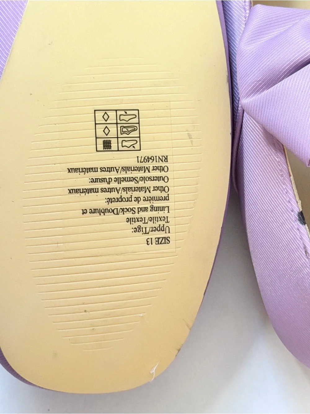 Janie and Jack Lilac Bow Ballet Flats
